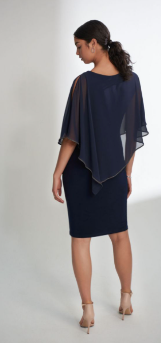 Joseph Ribkoff Chiffon Overlay Dress  Modern Dress