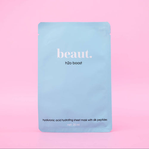 H2o boost sheet mask