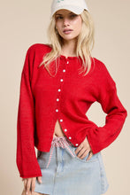 Load image into Gallery viewer, Essential Button Down Cardigan Top: Oatmeal / M