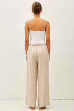 Load image into Gallery viewer, SAND WASHED FLOWY TENCEL WIDE LEG PANTS : SAND / L