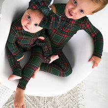 Load image into Gallery viewer, Kane Tartan Headwrap Hair Accessories Baby Christmas: Headwrap