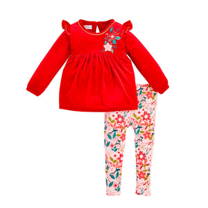 Poinsettia Tunic & Legging Set