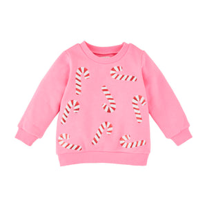 Kids Candy Cane Sweatshirt