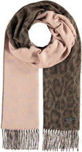 Load image into Gallery viewer, Two Tone Leo Woven Cashmink® Scarf: Camel/peach