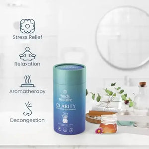 Body Restore Shower Steamer Aromatherapy Tube Pack of 6 : Reset