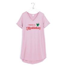 Load image into Gallery viewer, Hello Mello Holiday Sleep Shirts Open Stock: Pink / L/XL