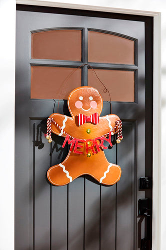 Gingerbread Man Door Hanger