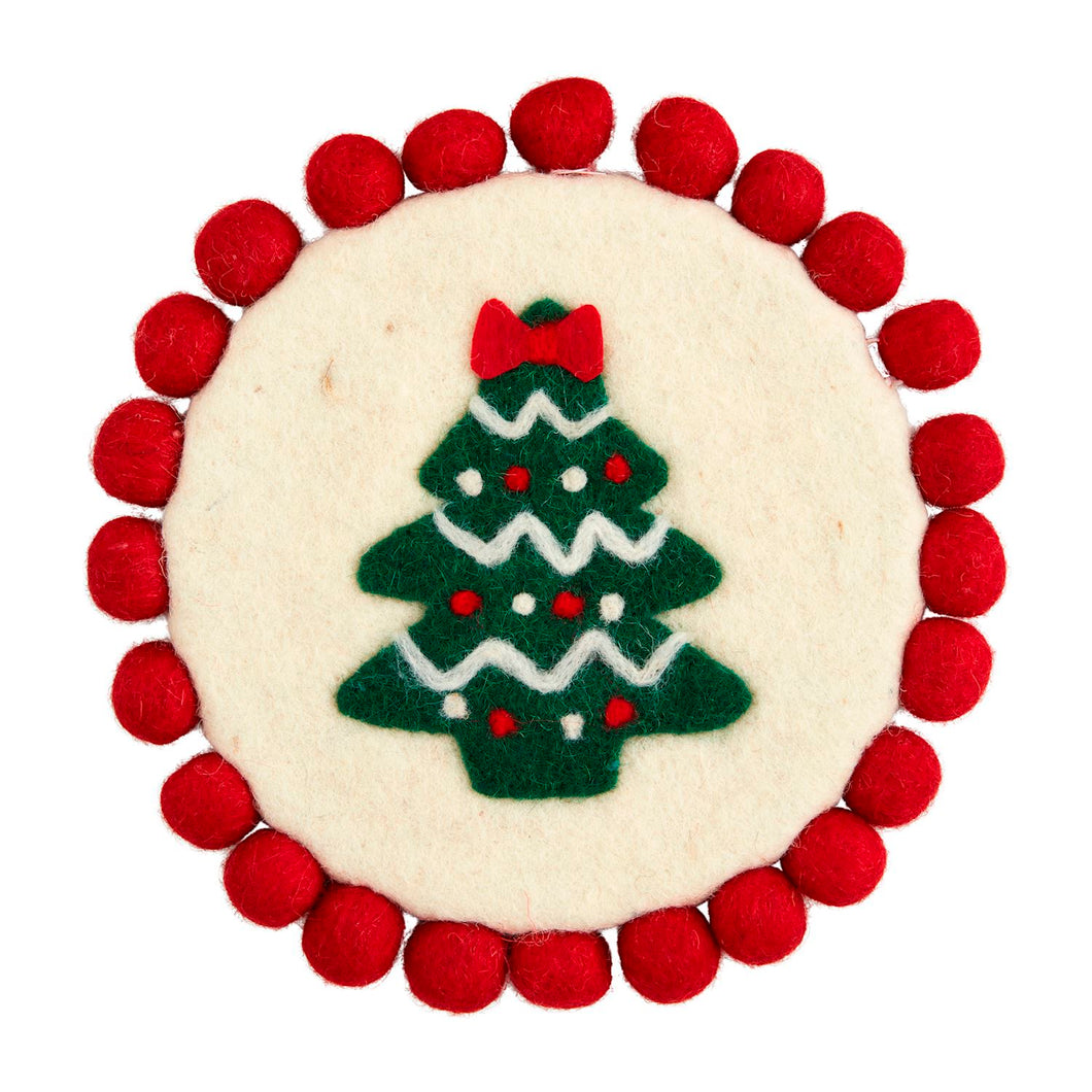 Holiday Wool Trivet