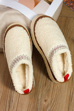 Load image into Gallery viewer, Isabella Suede Contrast Slippers : White / 41