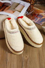 Load image into Gallery viewer, Isabella Suede Contrast Slippers : White / 41