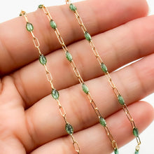 Load image into Gallery viewer, V250ENGF. 14k Gold Filled Enamel Satellite Chains: Wine / 1.1mm-2mm / Satellite