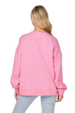 Load image into Gallery viewer, Pink Candy Cane Sparkle Sweatshirt