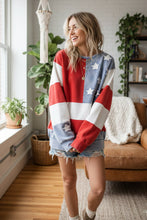 Load image into Gallery viewer, AMERICANA FLAG SWEATSHIRT- M