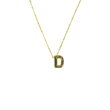 Load image into Gallery viewer, Initial Balloon Bubble Gold Necklace: G / GOLD SMOOTH