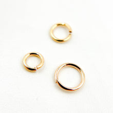 Load image into Gallery viewer, 22GAGFOPENJR. 22 Gauge Open Gold Filled Jump Ring: 5mm / 50 Pcs. / Open