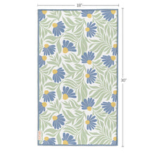 Load image into Gallery viewer, Blue Coneflower Microfiber Towel