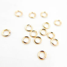 Load image into Gallery viewer, 22GAGFOPENJR. 22 Gauge Open Gold Filled Jump Ring: 5mm / 50 Pcs. / Open