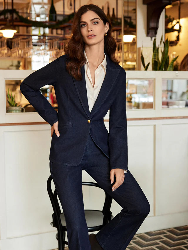 Dressy denim top