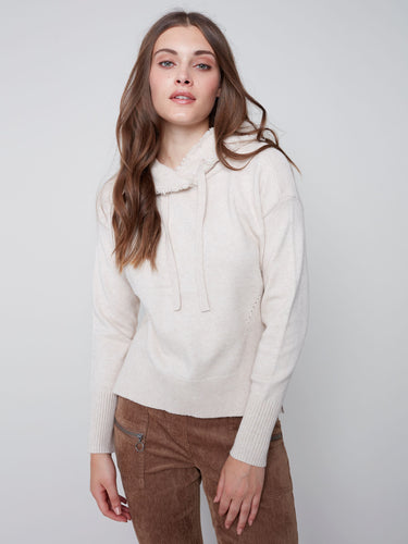 Charlie B. Almond Hooded Sweater