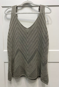 Charlie B Chevron Pattern Knit Tank
