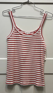 Tribal Red & White Stripped Tank Top