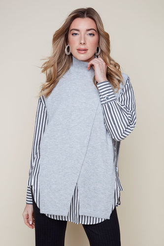 Renuar Sleeveless Turtleneck Sweater