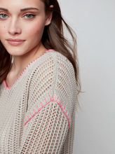 Load image into Gallery viewer, Charlie B. Greige Knit Sweater