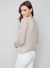 Load image into Gallery viewer, Charlie B. Greige Knit Sweater