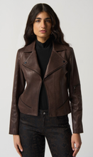 Load image into Gallery viewer, Joseph Ribkoff Suede Moto Jacket