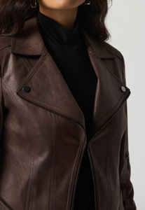 Joseph Ribkoff Suede Moto Jacket