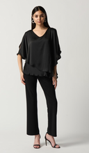 Load image into Gallery viewer, Joseph Ribkoff Satin Cape Top