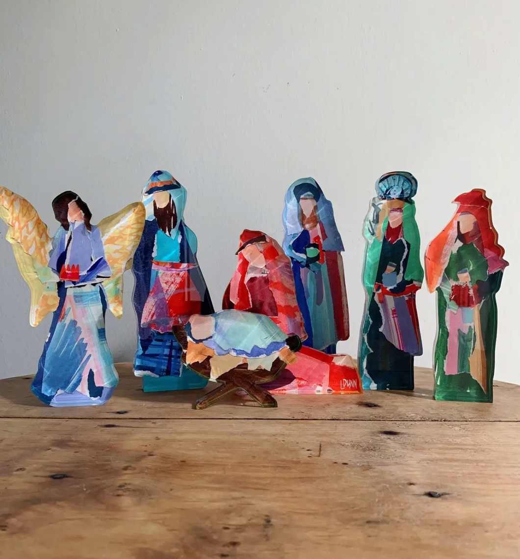 Lauren Dunn Acrylic Nativity Set