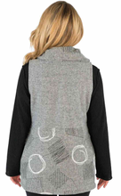 Load image into Gallery viewer, Trisha Tyler Zip Vest W/Drawstring Collar
