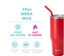 Load image into Gallery viewer, Swig Life Red Mega Mug (40oz)