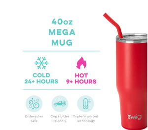 Swig Life Red Mega Mug (40oz)