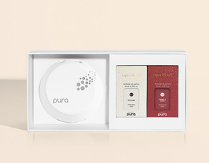 CB + Pura Smart Home Diffuser Kit, Tinsel & Spice & Volcano