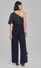 Load image into Gallery viewer, Joseph Ribkoff Satin and Silky One-Shoulder Jumpsuit