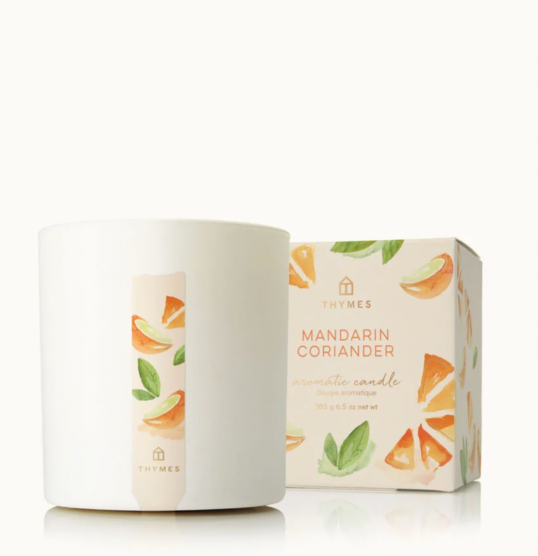 Mandarin Coriander Poured Candle