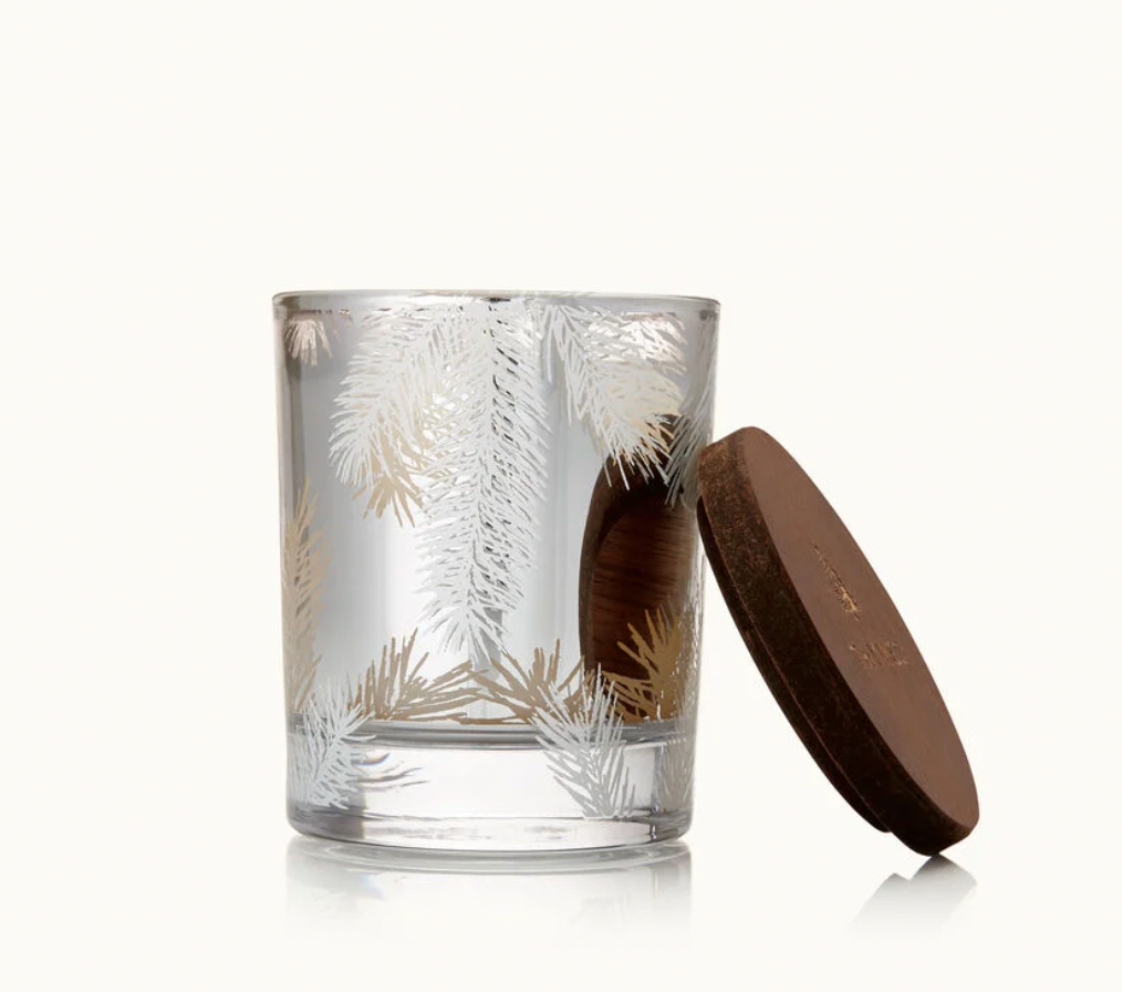Thymes Frasier Fir Small Pine Needle Luminary Candle - Thumbnail 5
