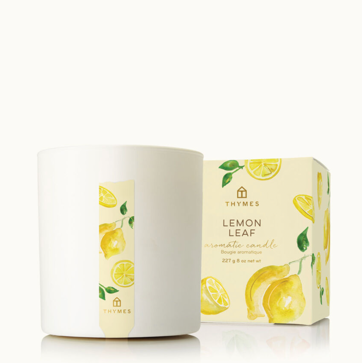 THYMES Lemon Leaf Poured Candle