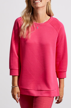 Load image into Gallery viewer, Tribal Raspberry Raglan Top