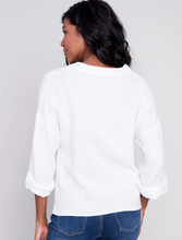 Load image into Gallery viewer, Charlie B. White Twist Front Top