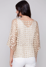 Load image into Gallery viewer, Charlie B. Gold Crochet Top
