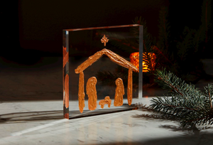 Acrylic Nativity Plaque