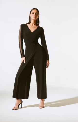 Joseph Ribkoff Signature | Silky Knit Culotte Jumpsuit