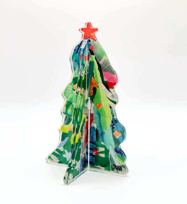 Sparkle Plenty 3-D Acrylic Christmas Tree - Thumbnail 2