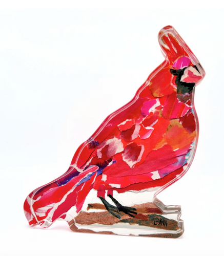 Cardinal In Flight Ornament