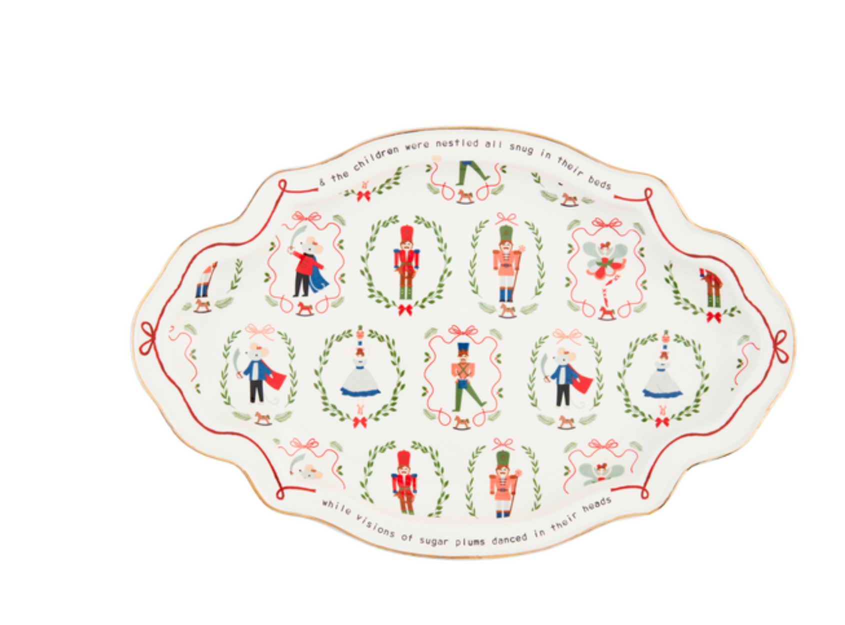 Nutcracker Serving Platter