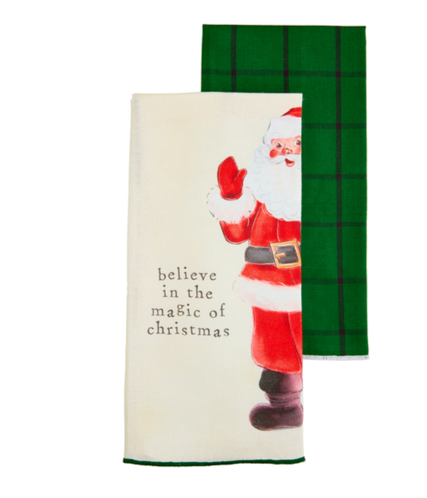 Santa Standing Classic Christmas Towel Set