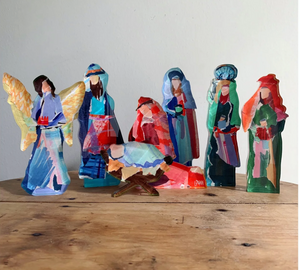 Acrylic Nativity Set Large